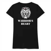 Gildan Ultra Cotton Ladies Adult T-Shirt ( SCE - WARRIORS HEART - T-SHIRT ) - black