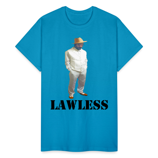 Gildan Ultra Cotton Adult T-Shirt ( T-TRIS THE GEMINI - LAWLESS ALBUM - SCE - WARRIOR - T-SHIRT ) - turquoise