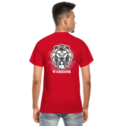 Gildan Ultra Cotton Adult T-Shirt ( T-TRIS THE GEMINI - SCE - WARRIOR - T-SHIRT ) - red