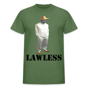 Gildan Ultra Cotton Adult T-Shirt ( T-TRIS THE GEMINI - LAWLESS ALBUM - SCE - WARRIOR - T-SHIRT ) - military green