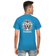 Gildan Ultra Cotton Adult T-Shirt ( T-TRIS THE GEMINI - SCE - WARRIOR - T-SHIRT ) - turquoise