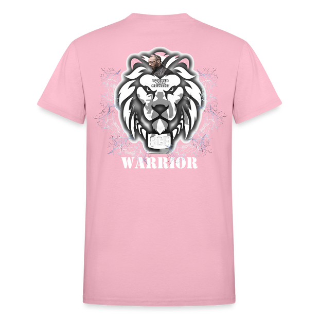 Gildan Ultra Cotton Adult T-Shirt ( T-TRIS THE GEMINI - SCE - WARRIOR - T-SHIRT ) - light pink