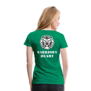 Gildan Ultra Cotton Ladies Adult T-Shirt ( SCE - WARRIORS HEART - T-SHIRT ) - kelly green