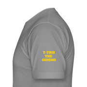Unisex Jersey T-Shirt by Bella + Canvas ( SCE - T-TRIS THE GEMINI - NEVER SURRENDER - T-SHIRT ) - slate