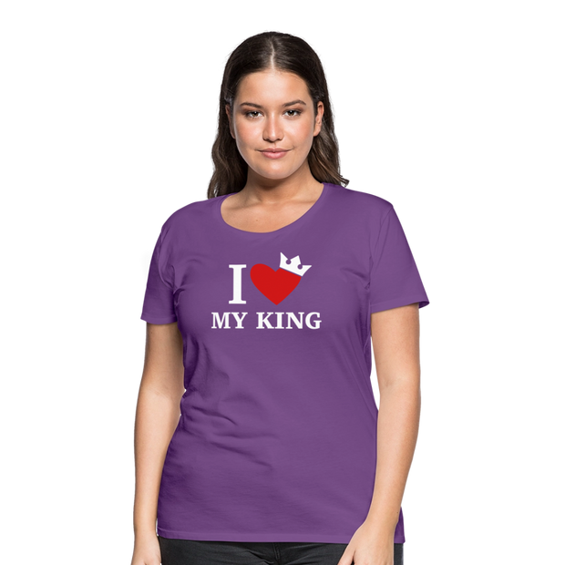 Gildan Ultra Cotton Ladies Adult T-Shirt ( SCE - WARRIORS HEART - T-SHIRT ) - purple