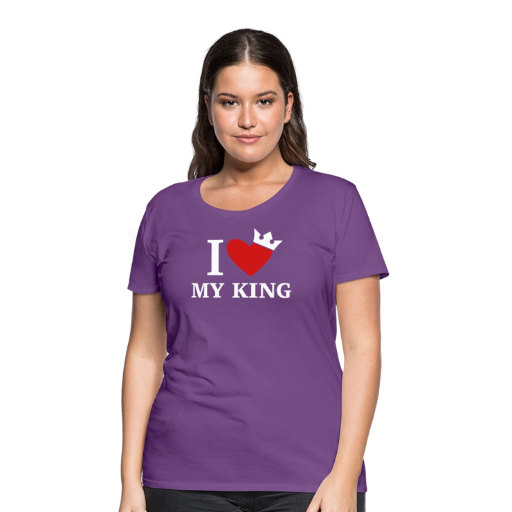 Gildan Ultra Cotton Ladies Adult T-Shirt ( SCE - WARRIORS HEART - T-SHIRT ) - purple