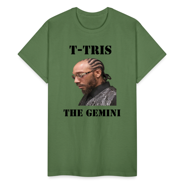 Gildan Ultra Cotton Adult T-Shirt ( T-TRIS THE GEMINI - SCE - WARRIOR - T-SHIRT ) - military green