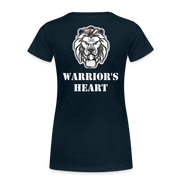 Gildan Ultra Cotton Ladies Adult T-Shirt ( SCE - WARRIORS HEART - T-SHIRT ) - deep navy