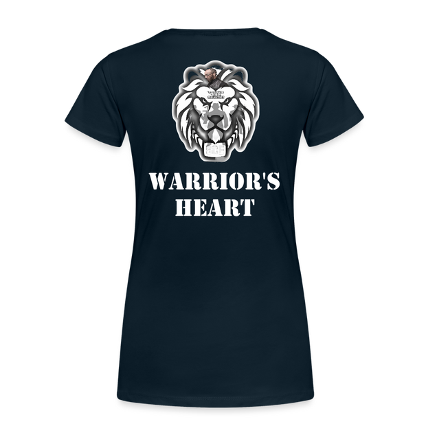 Gildan Ultra Cotton Ladies Adult T-Shirt ( SCE - WARRIORS HEART - T-SHIRT ) - deep navy