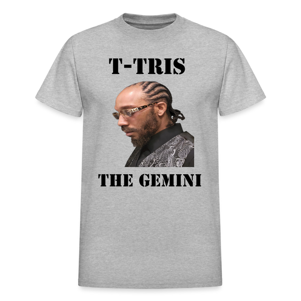 Gildan Ultra Cotton Adult T-Shirt ( T-TRIS THE GEMINI - SCE - WARRIOR - T-SHIRT ) - heather gray
