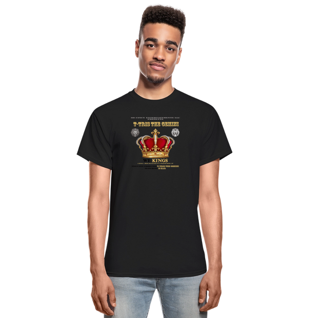 Gildan Ultra Cotton Adult T-Shirt ( T-TRIS THE GEMINI - WE KINGS - SCE - WARRIOR - T-SHIRT ) - black