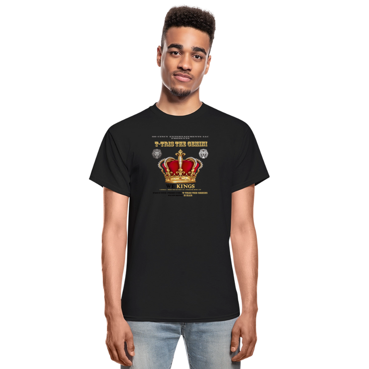 Gildan Ultra Cotton Adult T-Shirt ( T-TRIS THE GEMINI - WE KINGS - SCE - WARRIOR - T-SHIRT ) - black
