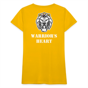 Gildan Ultra Cotton Ladies Adult T-Shirt ( SCE - WARRIORS HEART - T-SHIRT ) - sun yellow