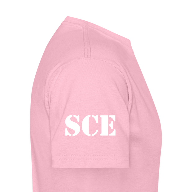 Gildan Ultra Cotton Adult T-Shirt ( T-TRIS THE GEMINI - SCE  - T-SHIRT ) - light pink