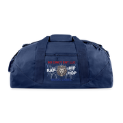 RECYCLED DUFFLE BAG ( SCE - RAP/HIP-HOP - MUSIC LABEL - PATRIOT - DUFFLE BAG - navy