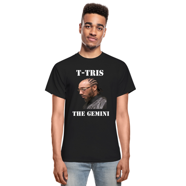 Gildan Ultra Cotton Adult T-Shirt ( T-TRIS THE GEMINI - SCE - WARRIOR - T-SHIRT ) - black