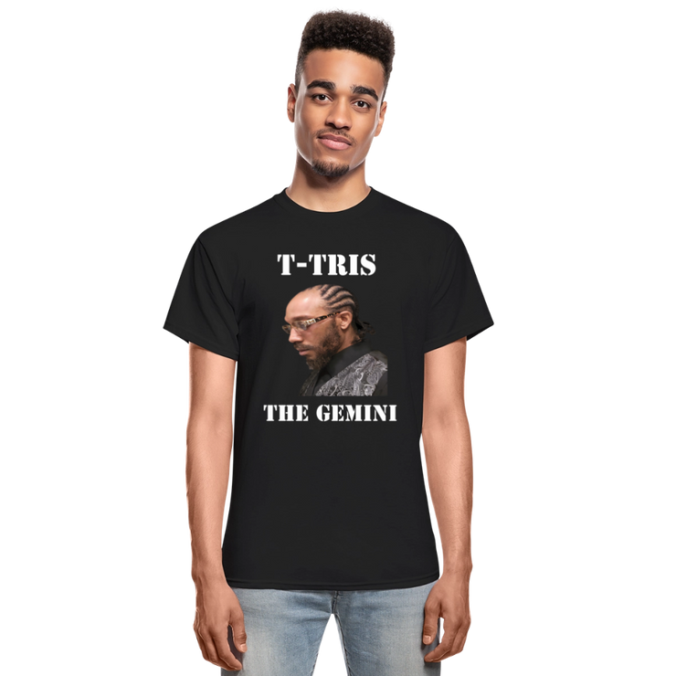 Gildan Ultra Cotton Adult T-Shirt ( T-TRIS THE GEMINI - SCE - WARRIOR - T-SHIRT ) - black