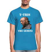 Gildan Ultra Cotton Adult T-Shirt ( T-TRIS THE GEMINI - SCE - WARRIOR - T-SHIRT ) - turquoise