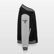 ADW is Just Hoods - SCE - VARSITY JACKET - black/heather grey