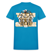 Gildan Ultra Cotton Adult T-Shirt ( T-TRIS THE GEMINI - LAWLESS ALBUM - SCE - WARRIOR - T-SHIRT ) - turquoise