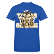 Gildan Ultra Cotton Adult T-Shirt ( T-TRIS THE GEMINI - LAWLESS ALBUM - SCE - WARRIOR - T-SHIRT ) - royal blue