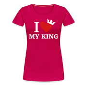 Gildan Ultra Cotton Ladies Adult T-Shirt ( SCE - WARRIORS HEART - T-SHIRT ) - dark pink