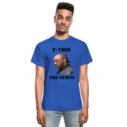 Gildan Ultra Cotton Adult T-Shirt ( T-TRIS THE GEMINI - SCE - WARRIOR - T-SHIRT ) - royal blue