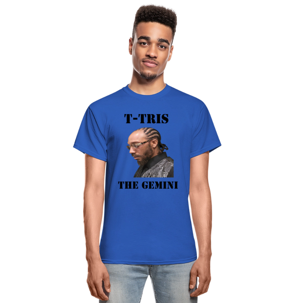 Gildan Ultra Cotton Adult T-Shirt ( T-TRIS THE GEMINI - SCE - WARRIOR - T-SHIRT ) - royal blue