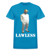 Gildan Ultra Cotton Adult T-Shirt ( T-TRIS THE GEMINI - SCE - LAWLESS - T-SHIRT ) - turquoise