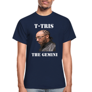 Gildan Ultra Cotton Adult T-Shirt ( T-TRIS THE GEMINI - SCE - WARRIOR - T-SHIRT ) - navy