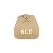 RECYCLED DUFFLE BAG ( SCE - RAP/HIP-HOP - MUSIC LABEL - PATRIOT - DUFFLE BAG - beige