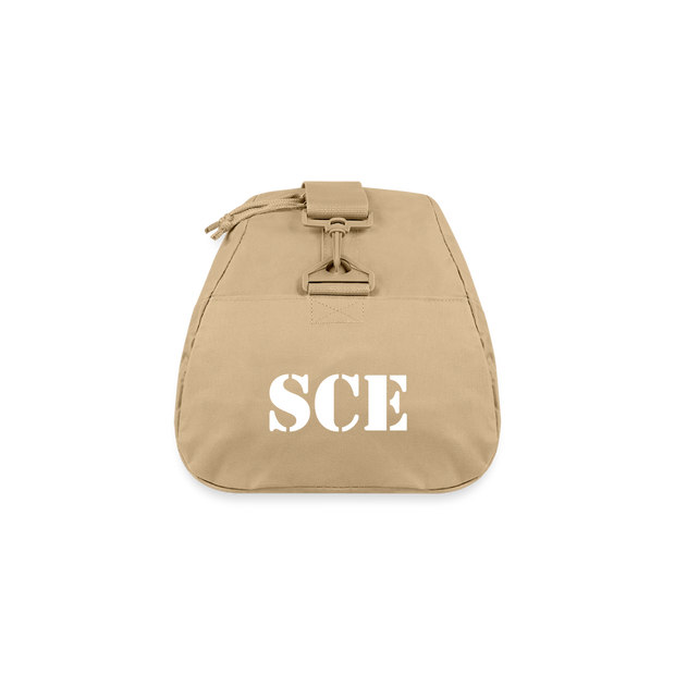 RECYCLED DUFFLE BAG ( SCE - RAP/HIP-HOP - MUSIC LABEL - PATRIOT - DUFFLE BAG - beige
