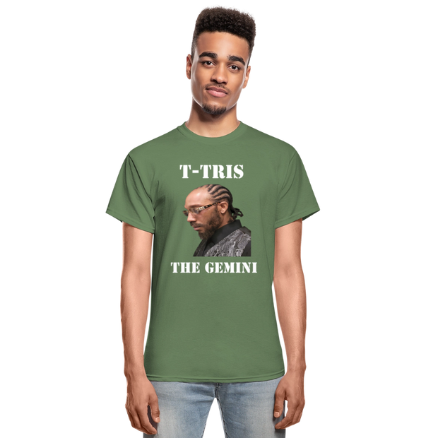 Gildan Ultra Cotton Adult T-Shirt ( T-TRIS THE GEMINI - SCE - WARRIOR - T-SHIRT ) - military green