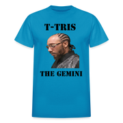 Gildan Ultra Cotton Adult T-Shirt ( T-TRIS THE GEMINI - SCE - WARRIOR - T-SHIRT ) - turquoise