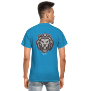 Gildan Ultra Cotton Adult T-Shirt ( T-TRIS THE GEMINI - SCE  - T-SHIRT ) - turquoise