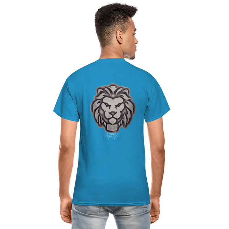 Gildan Ultra Cotton Adult T-Shirt ( T-TRIS THE GEMINI - SCE  - T-SHIRT ) - turquoise
