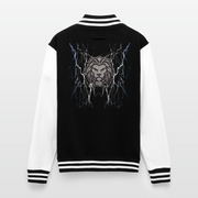 ADW is Just Hoods - SCE - VARSITY JACKET - black/white