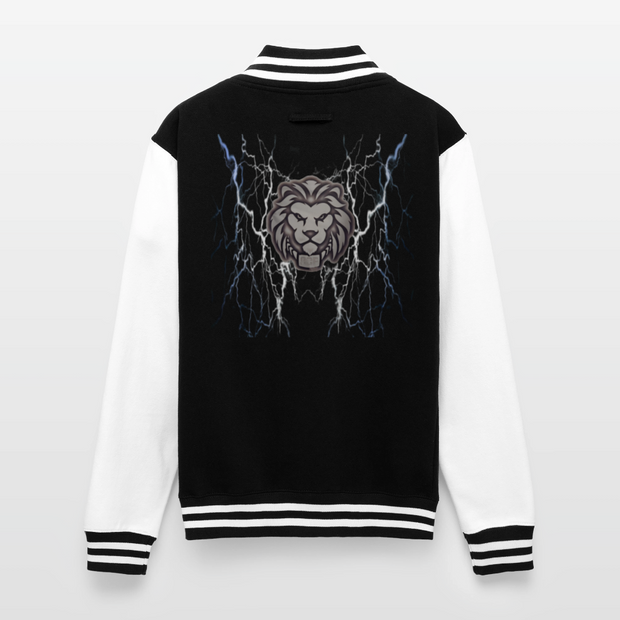 ADW is Just Hoods - SCE - VARSITY JACKET - black/white