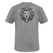 Unisex Jersey T-Shirt by Bella + Canvas ( SCE - T-TRIS THE GEMINI - NEVER SURRENDER - T-SHIRT ) - slate