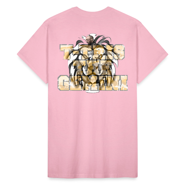 Gildan Ultra Cotton Adult T-Shirt ( T-TRIS THE GEMINI - LAWLESS ALBUM - SCE - WARRIOR - T-SHIRT ) - light pink