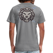 Unisex Jersey T-Shirt by Bella + Canvas ( SCE - T-TRIS THE GEMINI - NEVER SURRENDER - T-SHIRT ) - slate