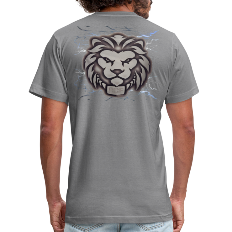 Unisex Jersey T-Shirt by Bella + Canvas ( SCE - T-TRIS THE GEMINI - NEVER SURRENDER - T-SHIRT ) - slate