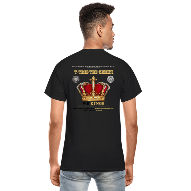 Gildan Ultra Cotton Adult T-Shirt ( T-TRIS THE GEMINI - WE KINGS - SCE - WARRIOR - T-SHIRT ) - black