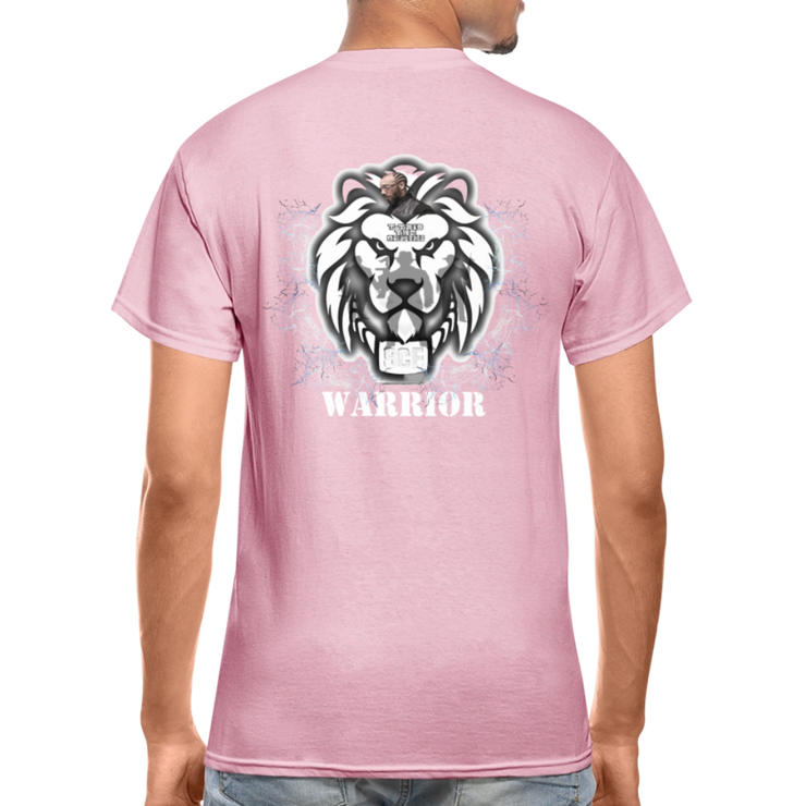 Gildan Ultra Cotton Adult T-Shirt ( T-TRIS THE GEMINI - SCE - WARRIOR - T-SHIRT ) - light pink