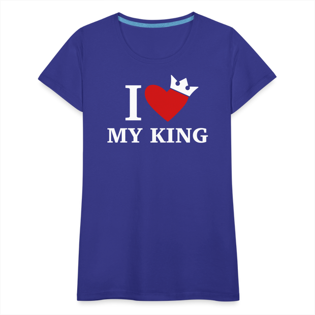 Gildan Ultra Cotton Ladies Adult T-Shirt ( SCE - WARRIORS HEART - T-SHIRT ) - royal blue