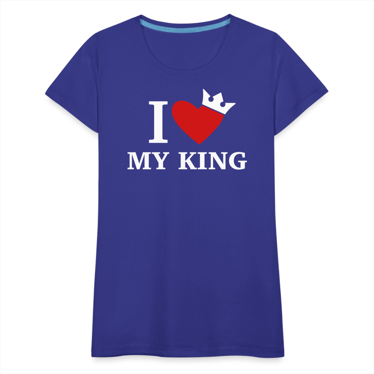 Gildan Ultra Cotton Ladies Adult T-Shirt ( SCE - WARRIORS HEART - T-SHIRT ) - royal blue