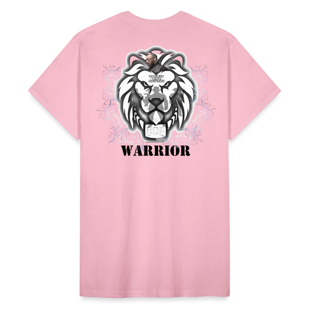 Gildan Ultra Cotton Adult T-Shirt ( T-TRIS THE GEMINI - SCE - WARRIOR - T-SHIRT ) - light pink