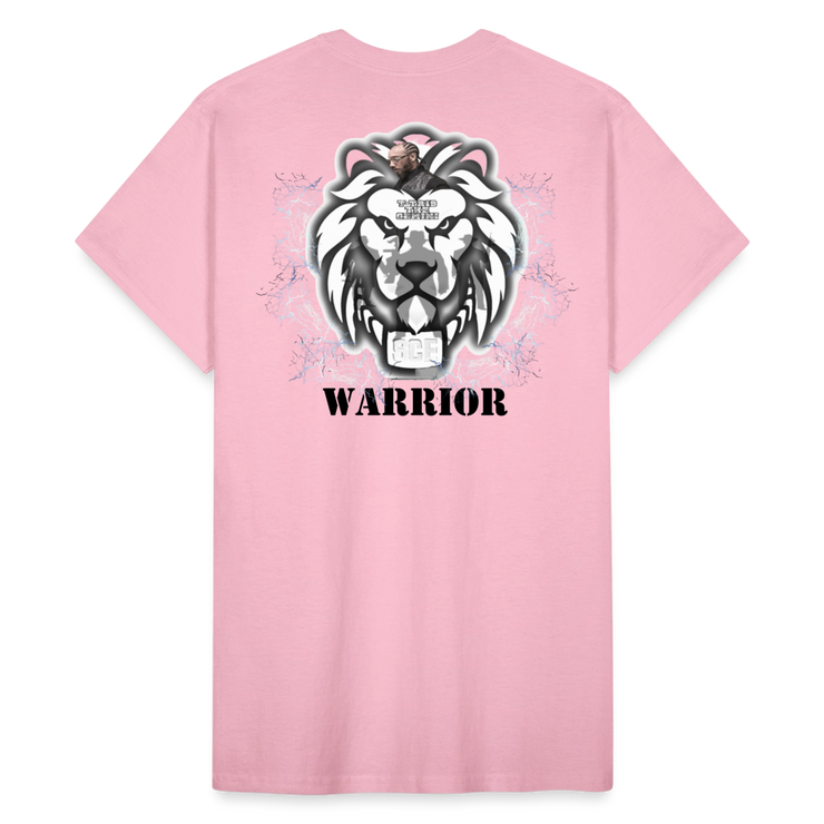 Gildan Ultra Cotton Adult T-Shirt ( T-TRIS THE GEMINI - SCE - WARRIOR - T-SHIRT ) - light pink