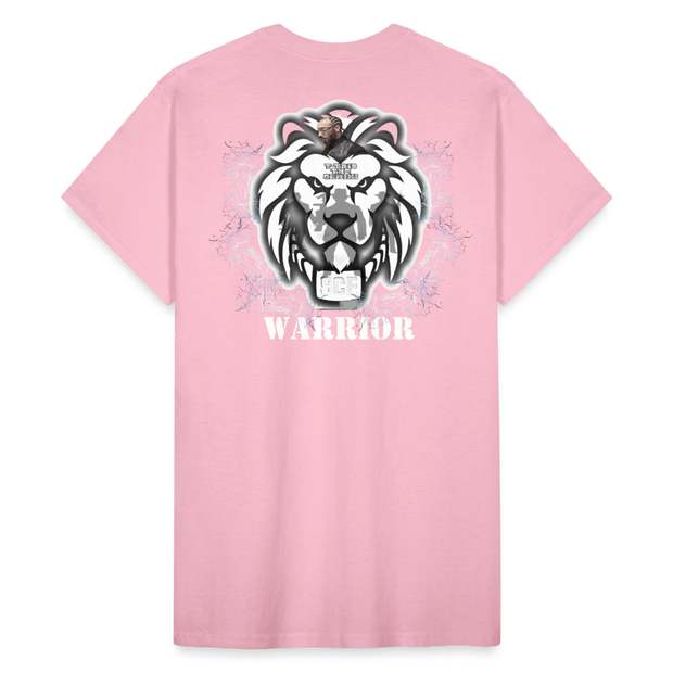 Gildan Ultra Cotton Adult T-Shirt ( T-TRIS THE GEMINI - SCE - WARRIOR - T-SHIRT ) - light pink