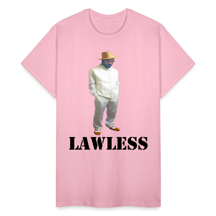 Gildan Ultra Cotton Adult T-Shirt ( T-TRIS THE GEMINI - LAWLESS ALBUM - SCE - WARRIOR - T-SHIRT ) - light pink